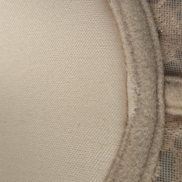 Windsor Daring Embellished Beige Beaded Bra Corset Bustier Crop Top Bling Sz M - Picture 11 of 11